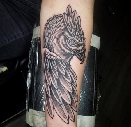 Tattoos - Cody Cook Harpy Eagle - 144512